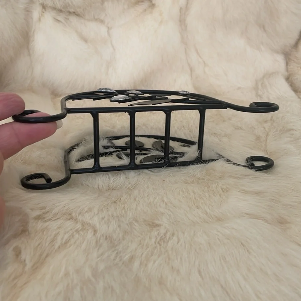 Black Metal Napkin Holder